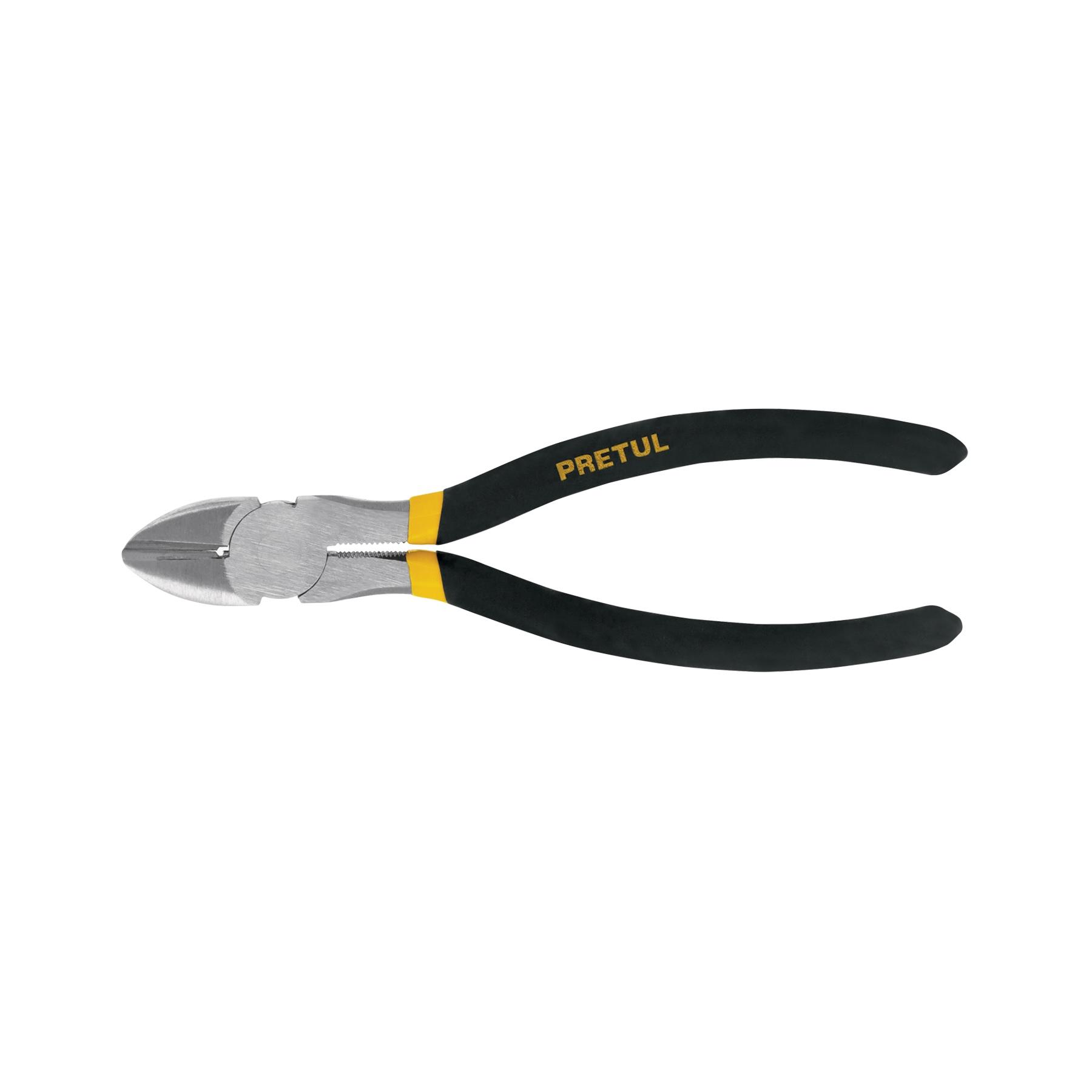 PINZA DE CORTE DIAGONAL 6' MANGO DE VINIL, PRETUL