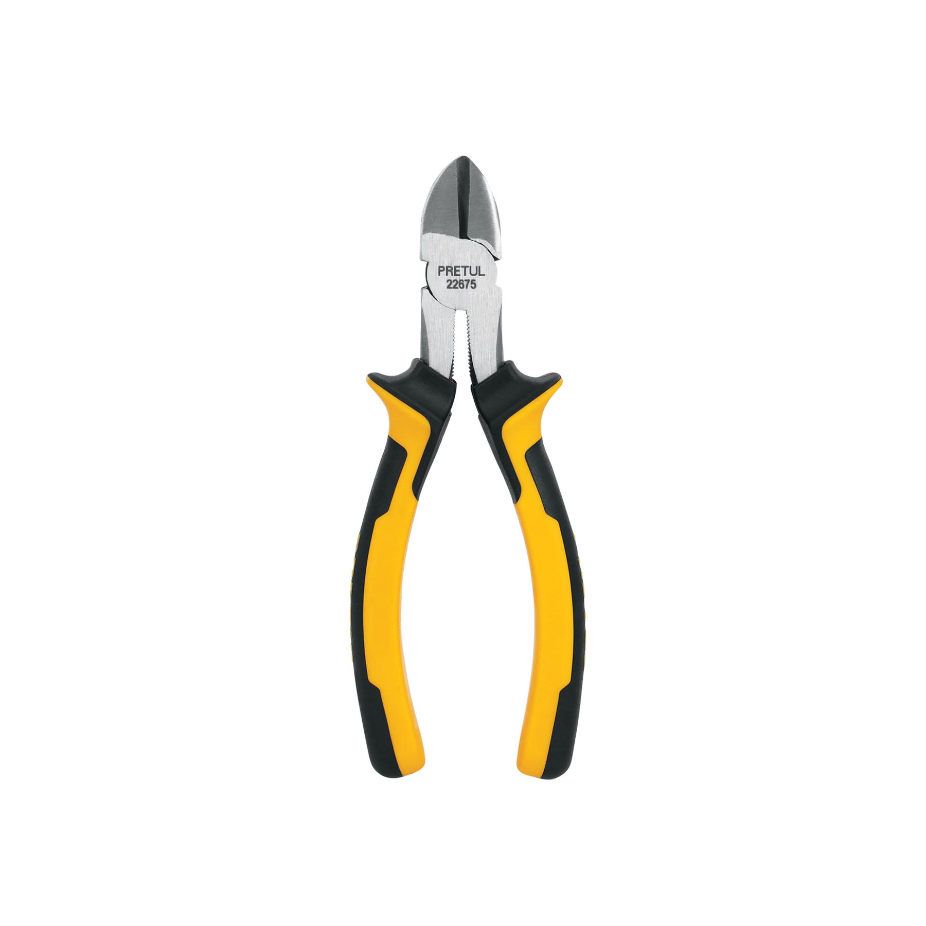 PINZA DE CORTE DIAGONAL 6' MANGO COMFORT GRIP, PRETUL