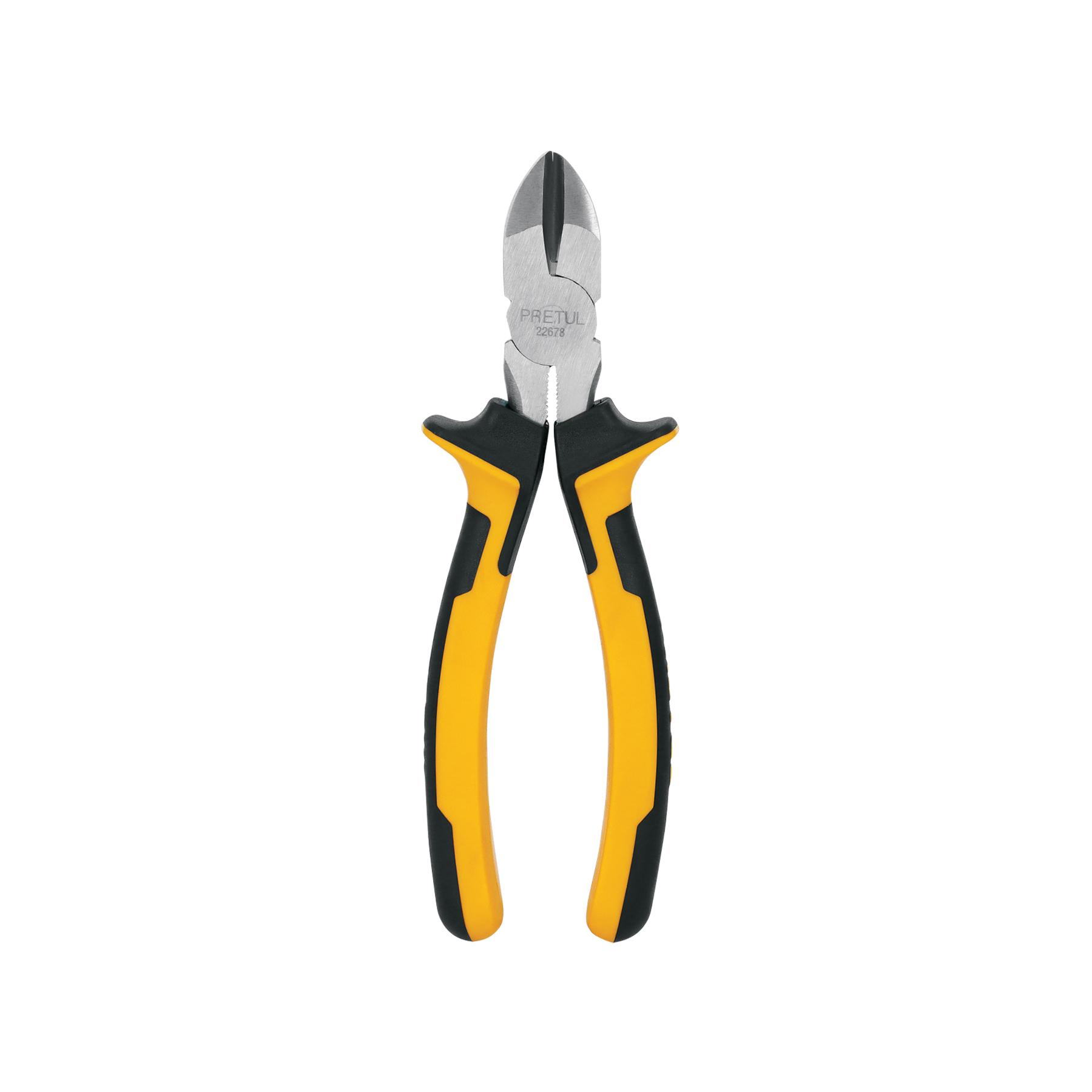 PINZA DE CORTE DIAGONAL 7' MANGO COMFORT GRIP, PRETUL