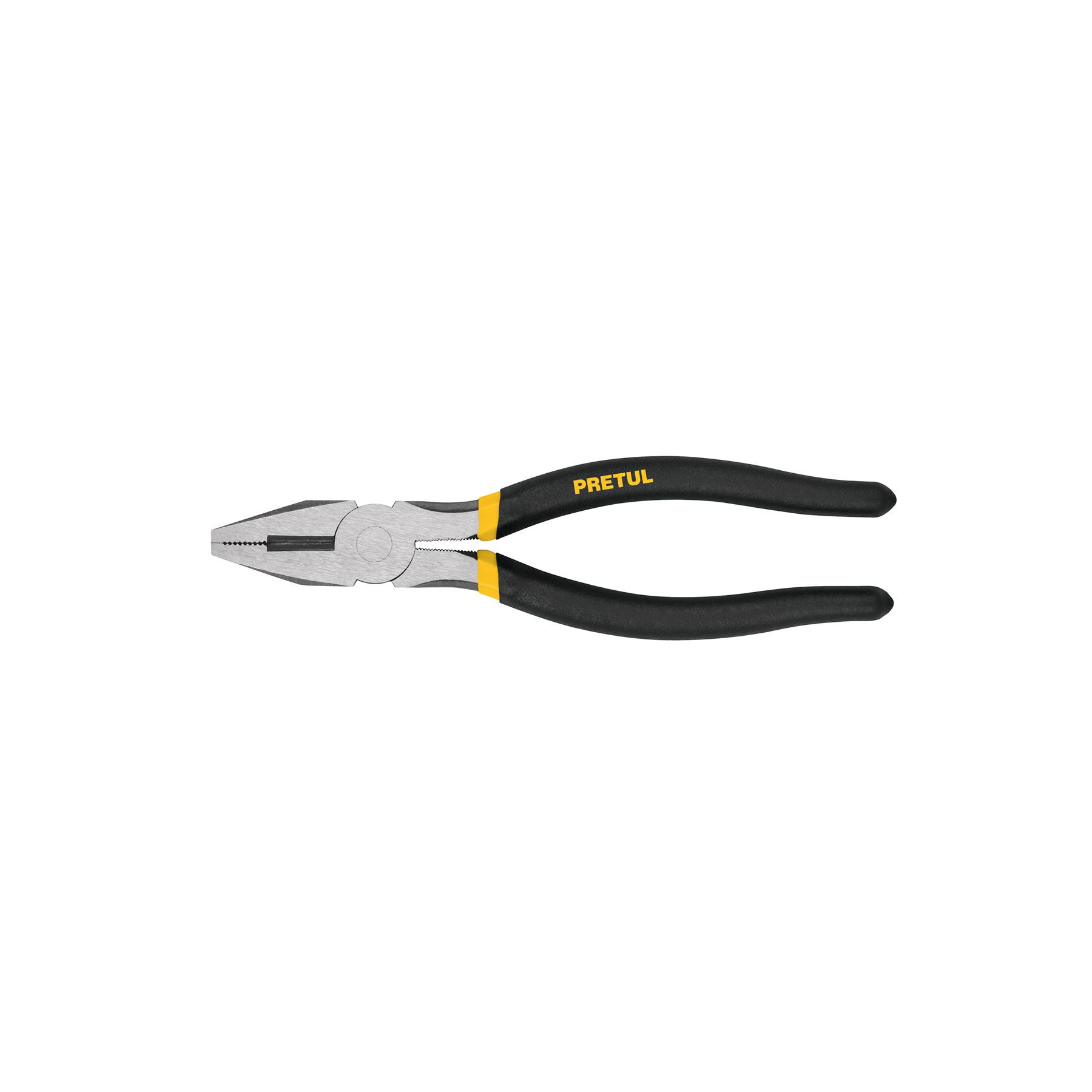 PINZA PARA ELECTRICISTA 8' MANGO DE VINIL, PRETUL