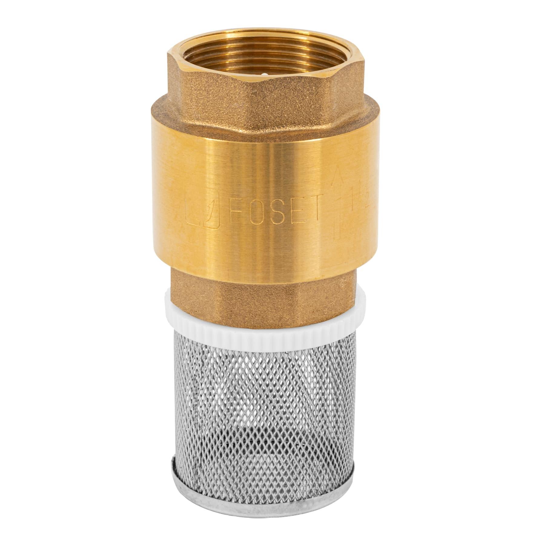 PICHANCHA CON REJILLA ACERO INOXIDABLE 1-1/2', FOSET