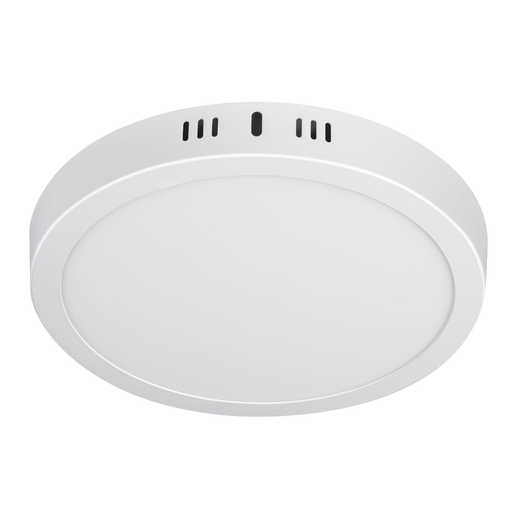 LUMINARIO BLANCO DE LED 18 W REDONDO TIPO PLAFÓN LUZ DE DÍA
