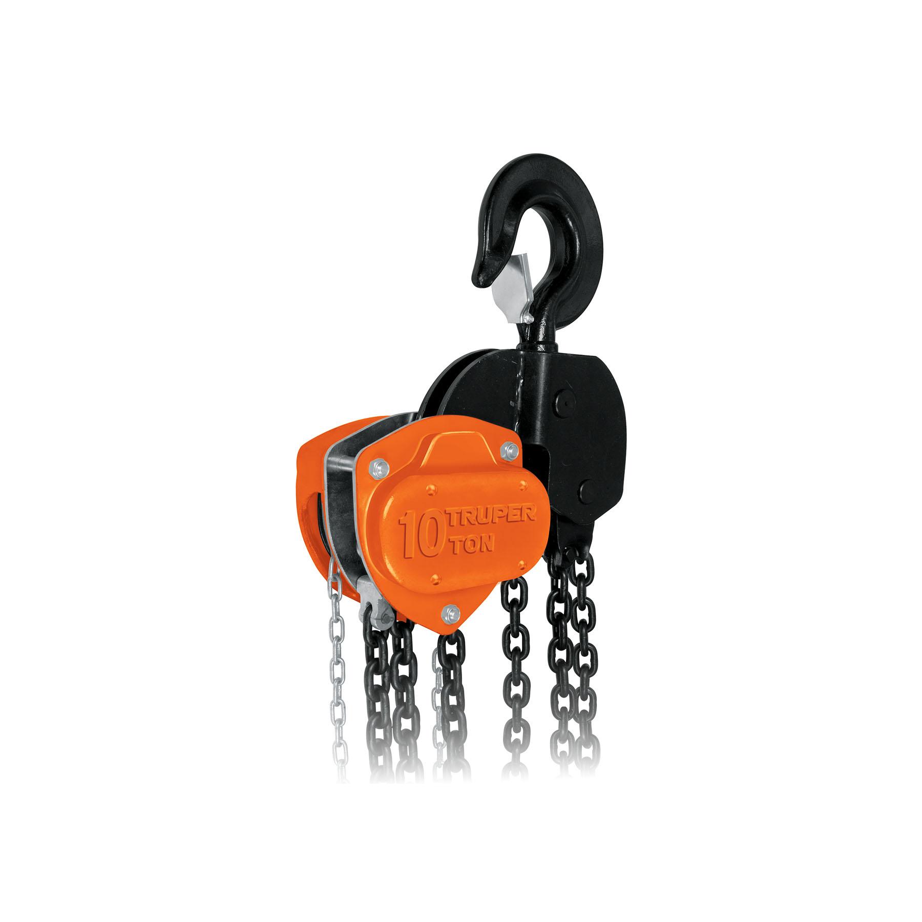 POLIPASTO DE CADENA DE 10 TON, TRUPER