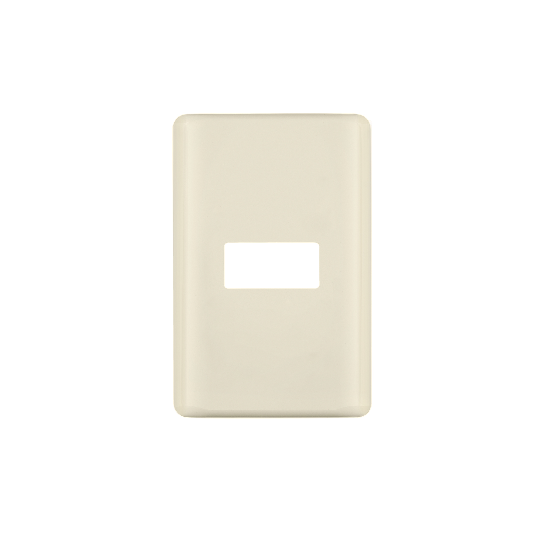 PLACA 1 MÓDULO, MARFIL, LÍNEA VOLTECK BASIC