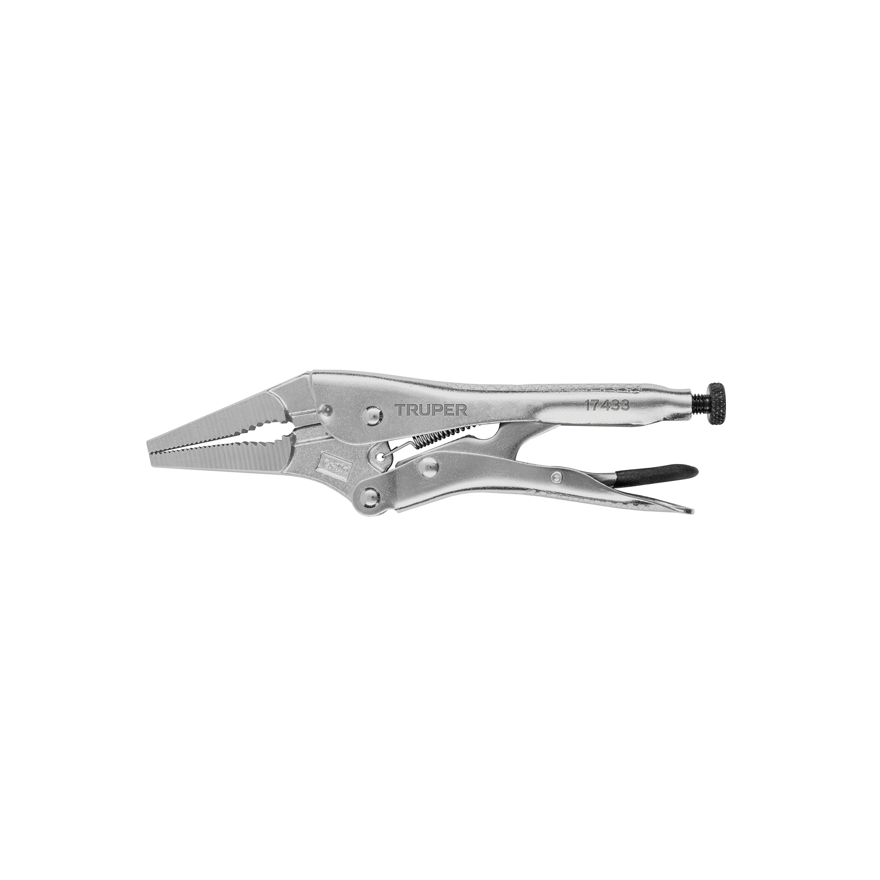 PINZA DE PRESIÓN 9', PUNTA LARGA, TRUPER