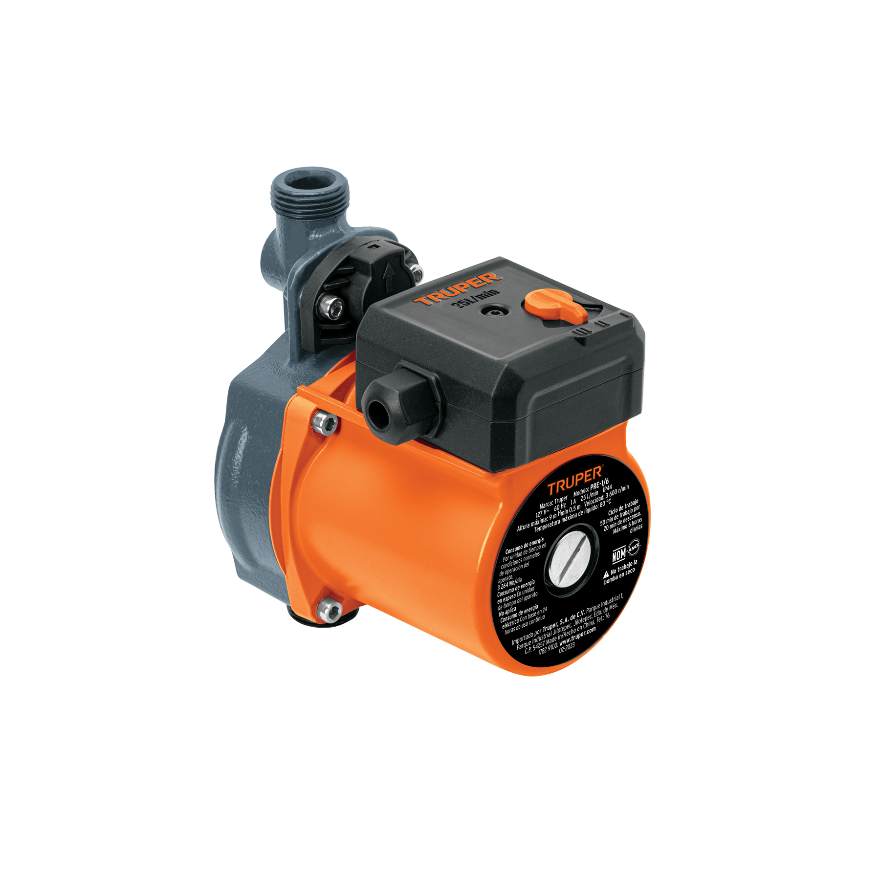 BOMBA PRESURIZADORA 1/6 HP, TRUPER