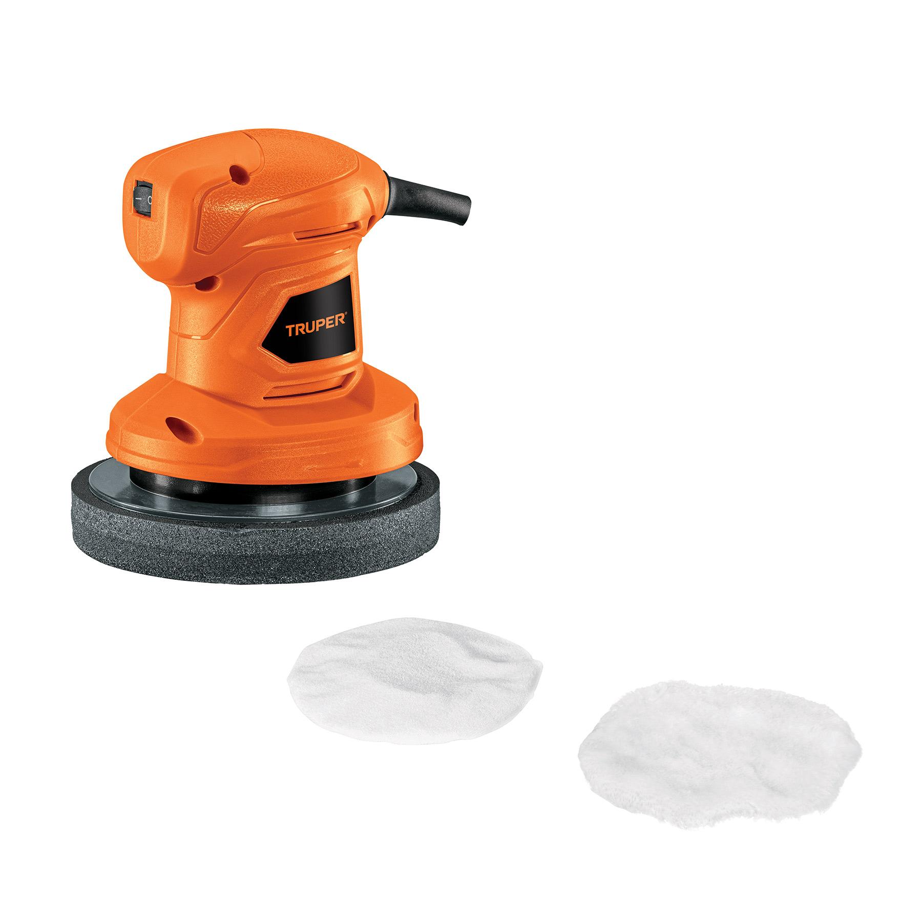"PULIDORA ORBITAL 6"" DE MANO 45 W, TRUPER"