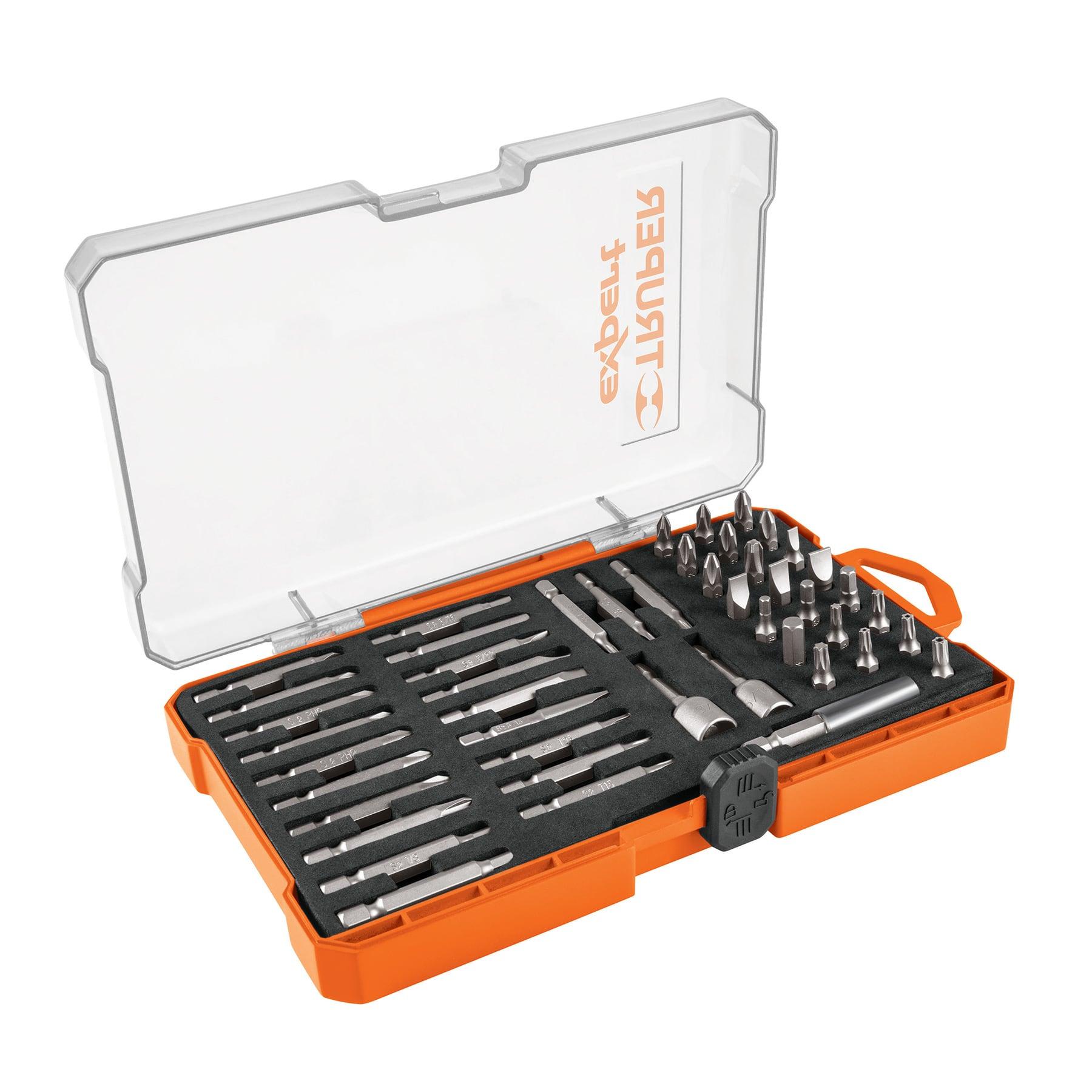 JUEGO DE 47 PUNTAS MIXTAS LARGOS 1' Y 2' EN ESTUCHE, EXPERT