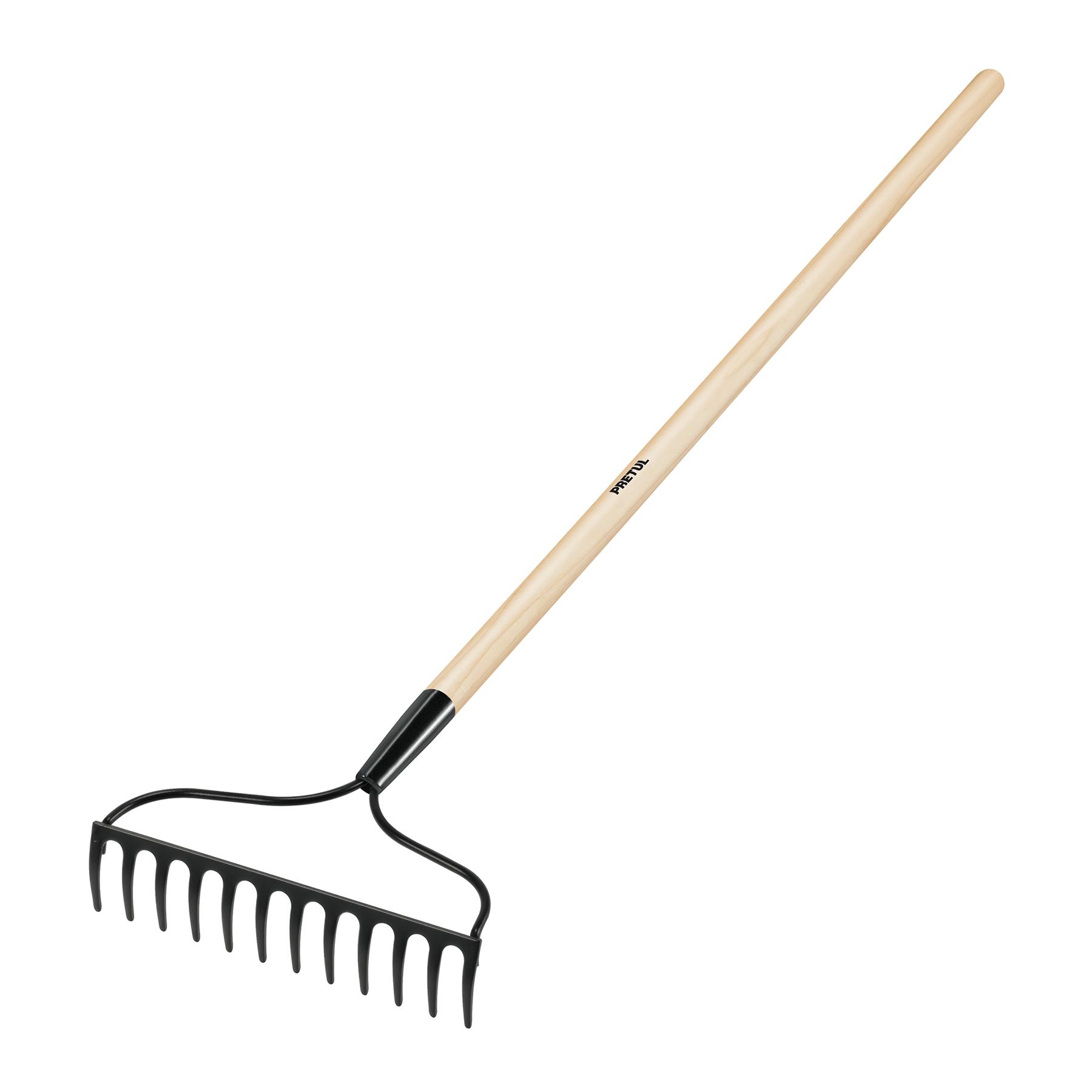 RASTRILLO JARDINERO, 12 DIENTES, PRETUL