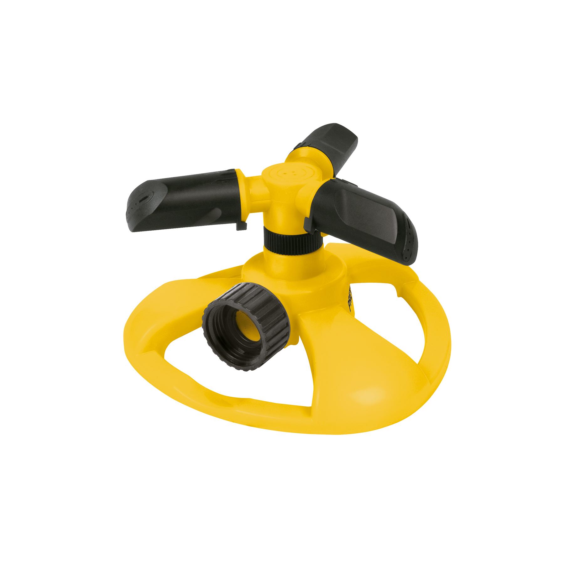 REGADERA GIRATORIA CON 3 BRAZOS, CHORRO FINO, PRETUL