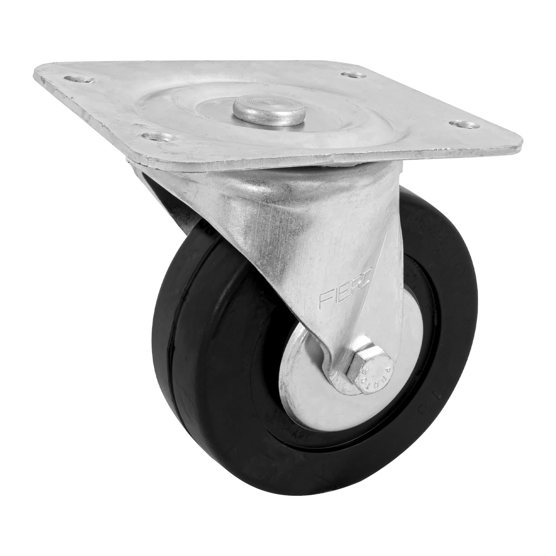 RODAJA HULE 6', PLACA GIRATORIA CON BALERO, CARGA 150 KG