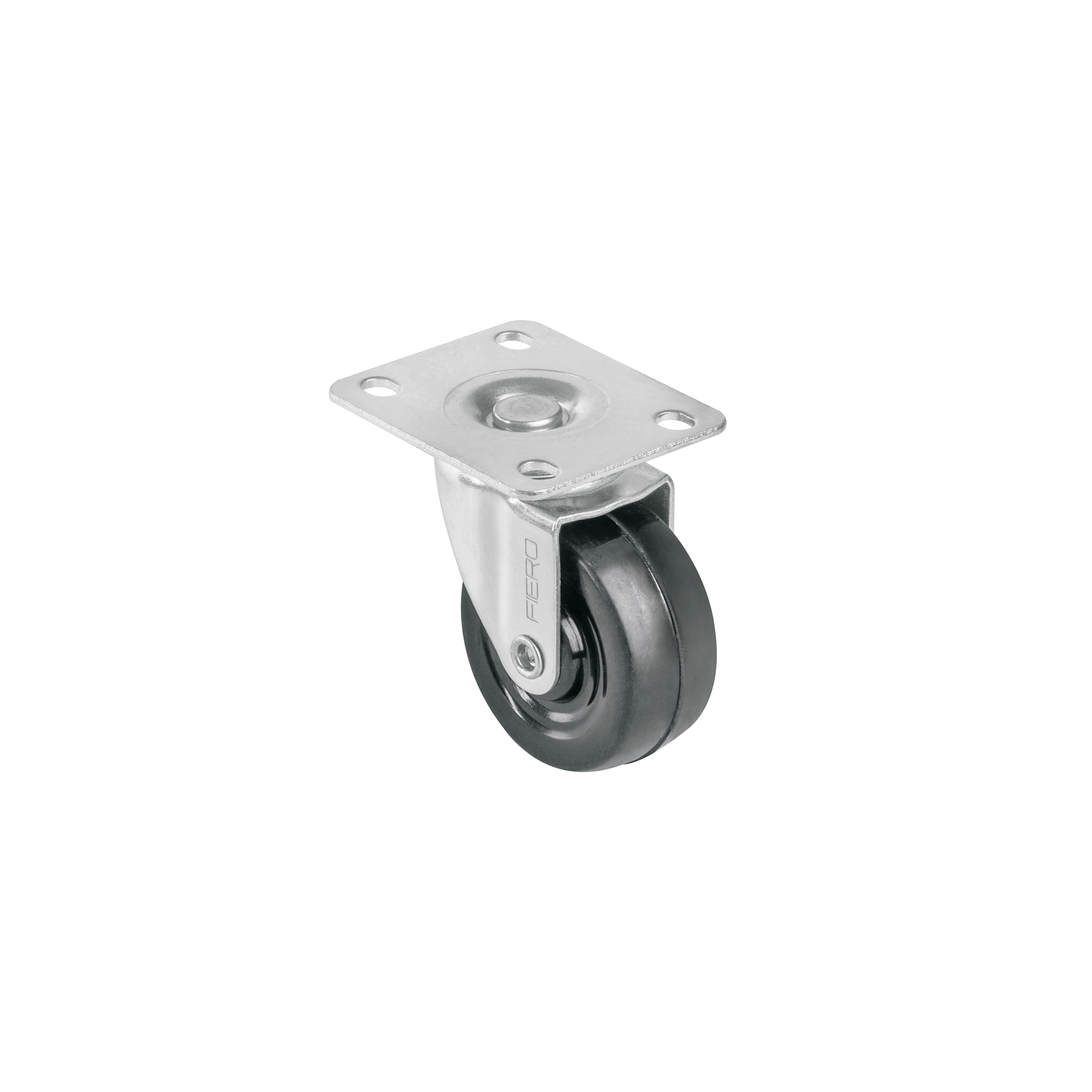 RODAJA HULE 2', PLACA GIRATORIA CON BUJE, CARGA 25 KG