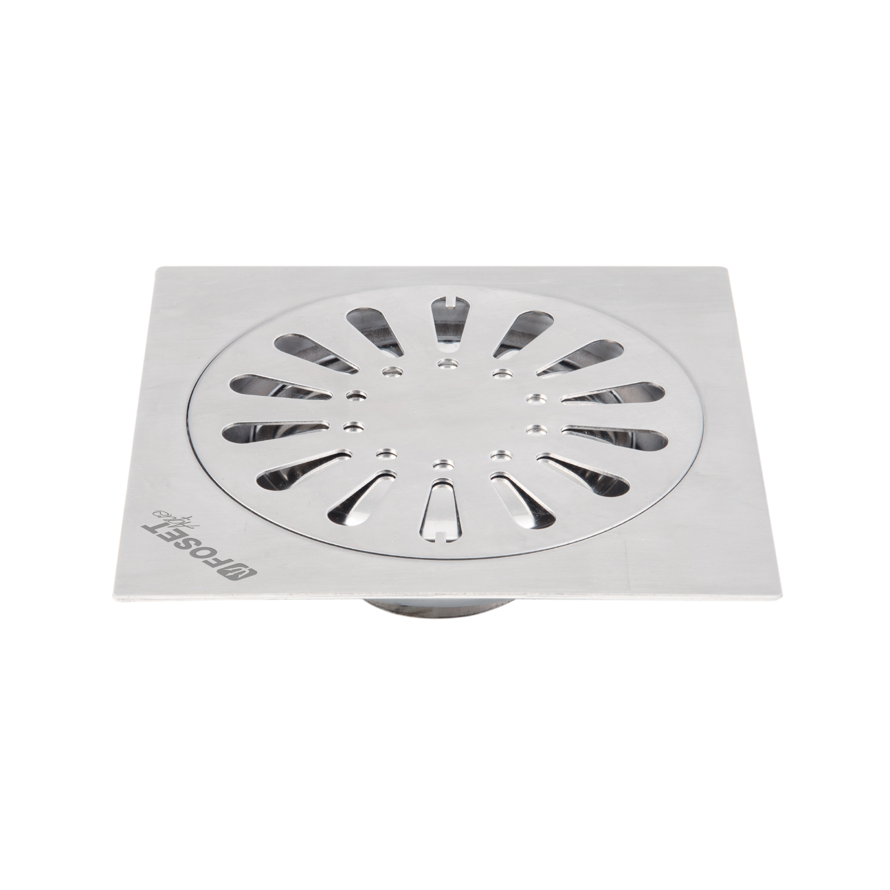 "RESUMIDERO CUADRADO 6""X 6"", ACERO INOXIDABLE"