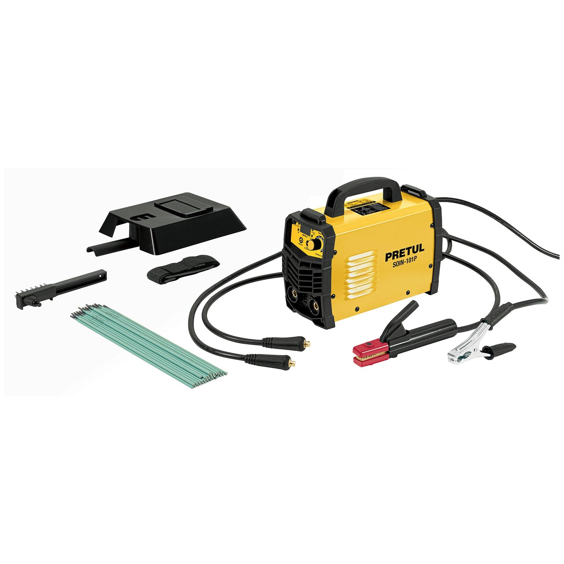 SOLDADORA INVERSORA, 100A, 127V, PRETUL