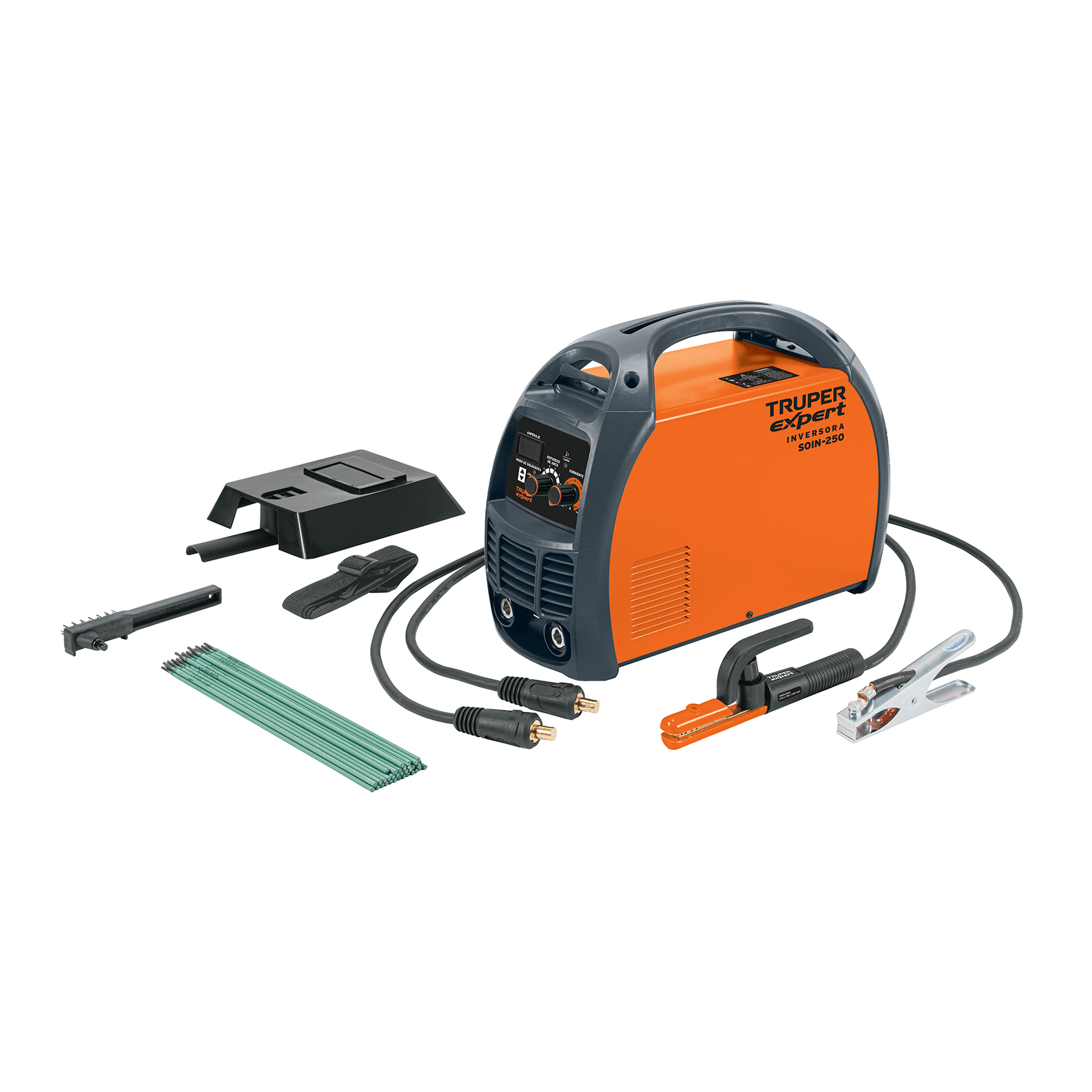SOLDADORA INVERSORA 250 A, 220 V, TRUPER