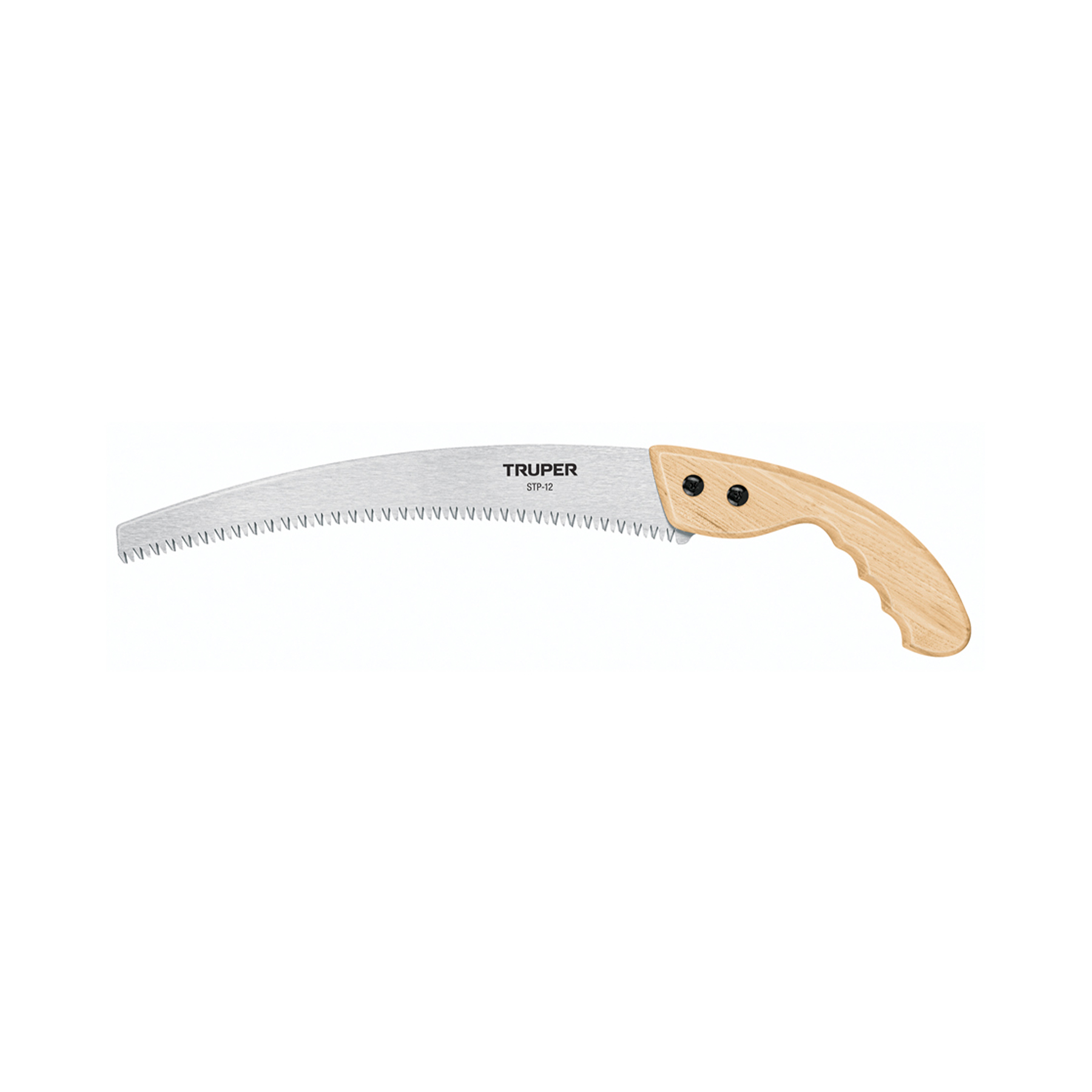 SERRUCHO DE PODA 12' HOJA CURVA 6 DPP, MANGO MADERA, TRUPER