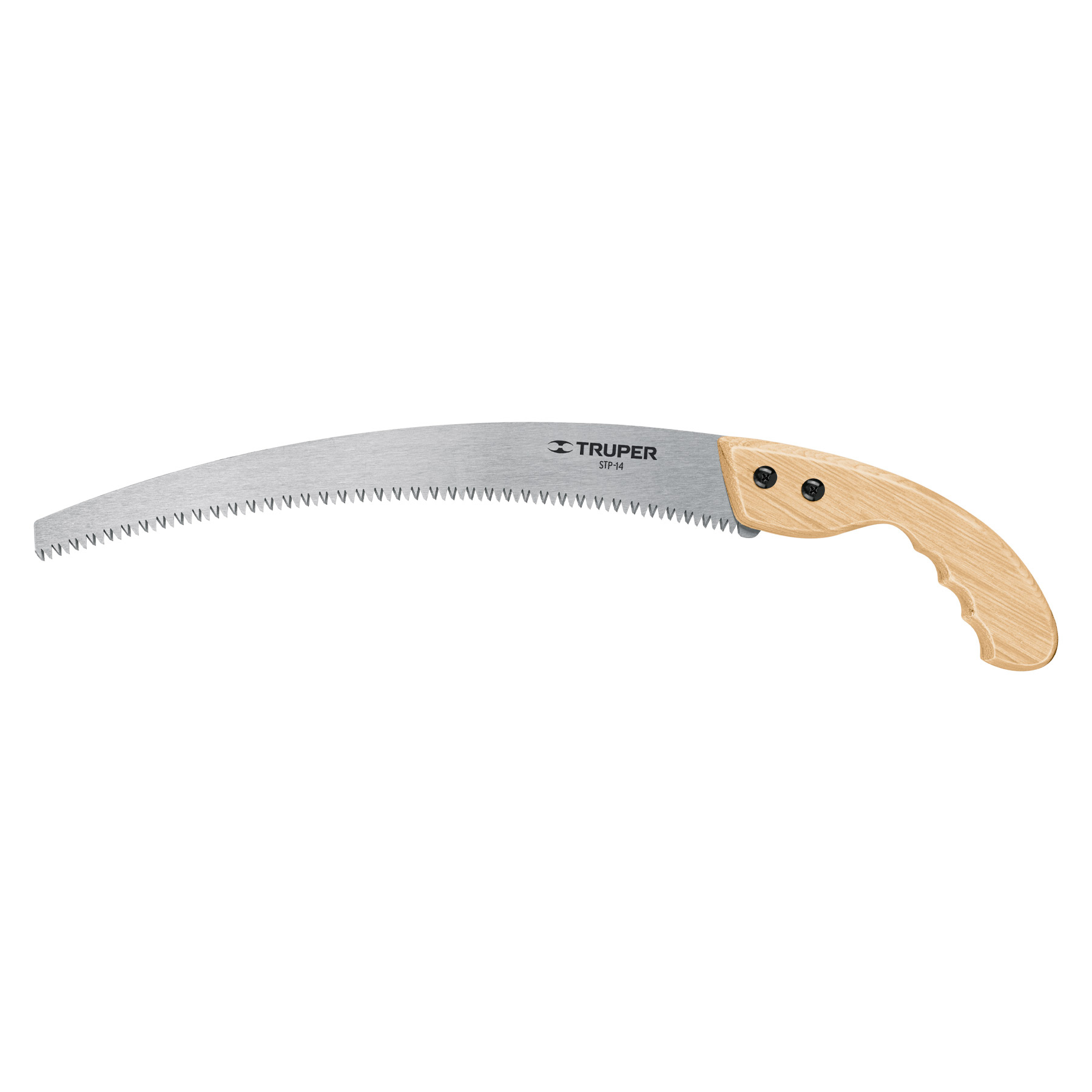 SERRUCHO DE PODA 14' HOJA CURVA 6 DPP, MANGO MADERA, TRUPER