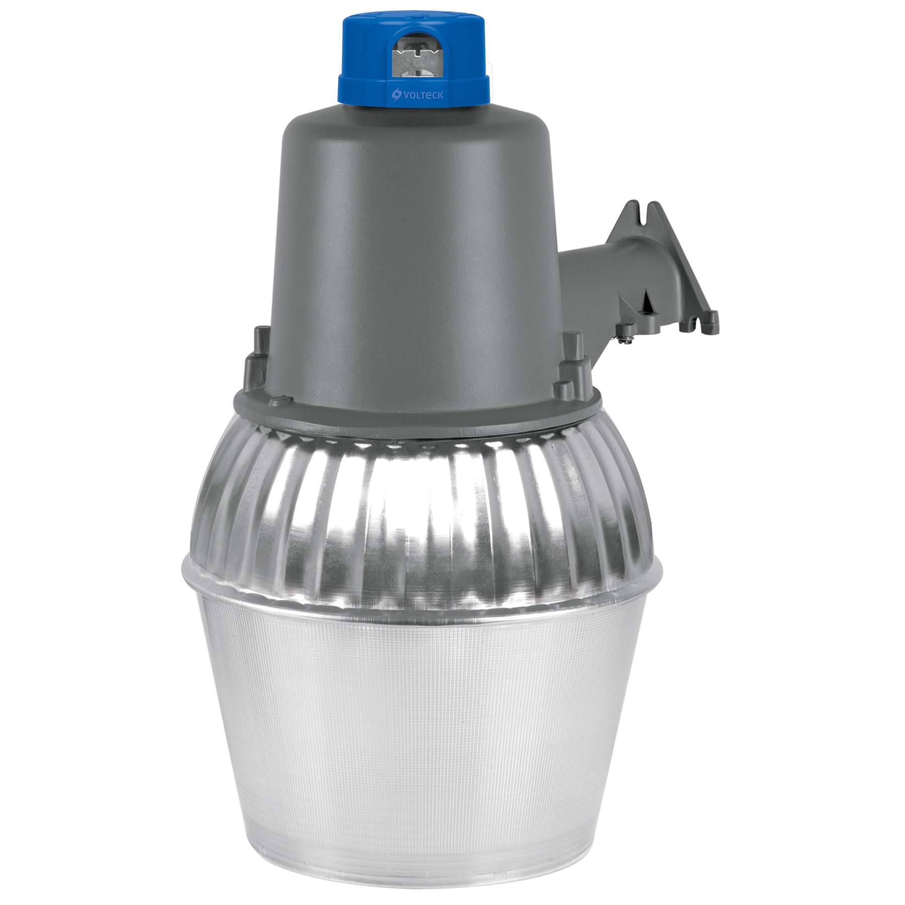 LUMINARIO SUBURBANO METÁLICO 45 W SENSOR DE LUZ, CON LÁMPARA
