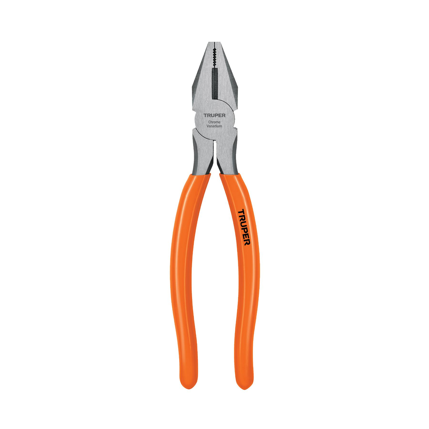 PINZA PARA ELECTRICISTA 8' MANGO DE PVC, TRUPER