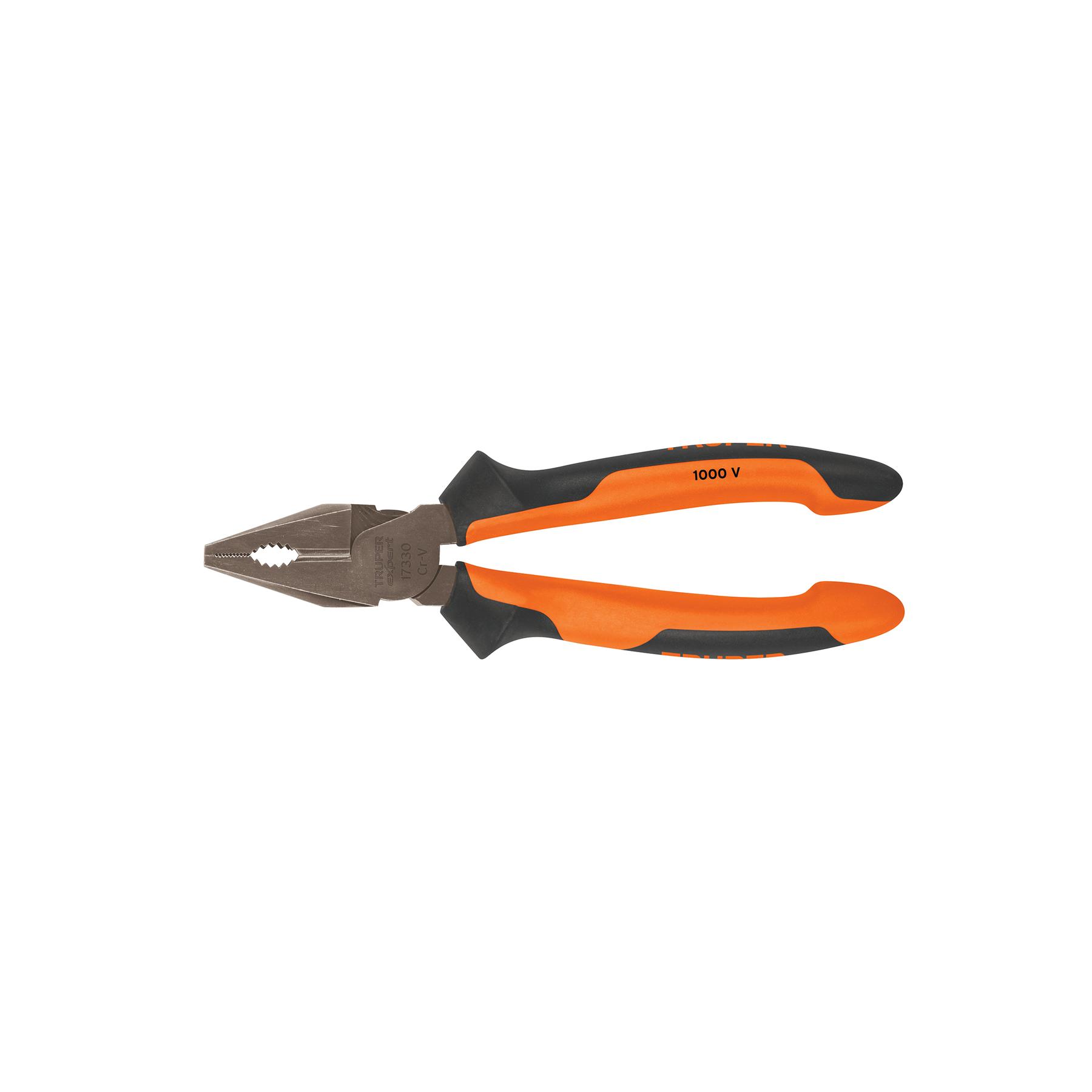 PINZA PARA ELECTRICISTA 8' MANGO COMFORT GRIP, TRUPER EXPERT