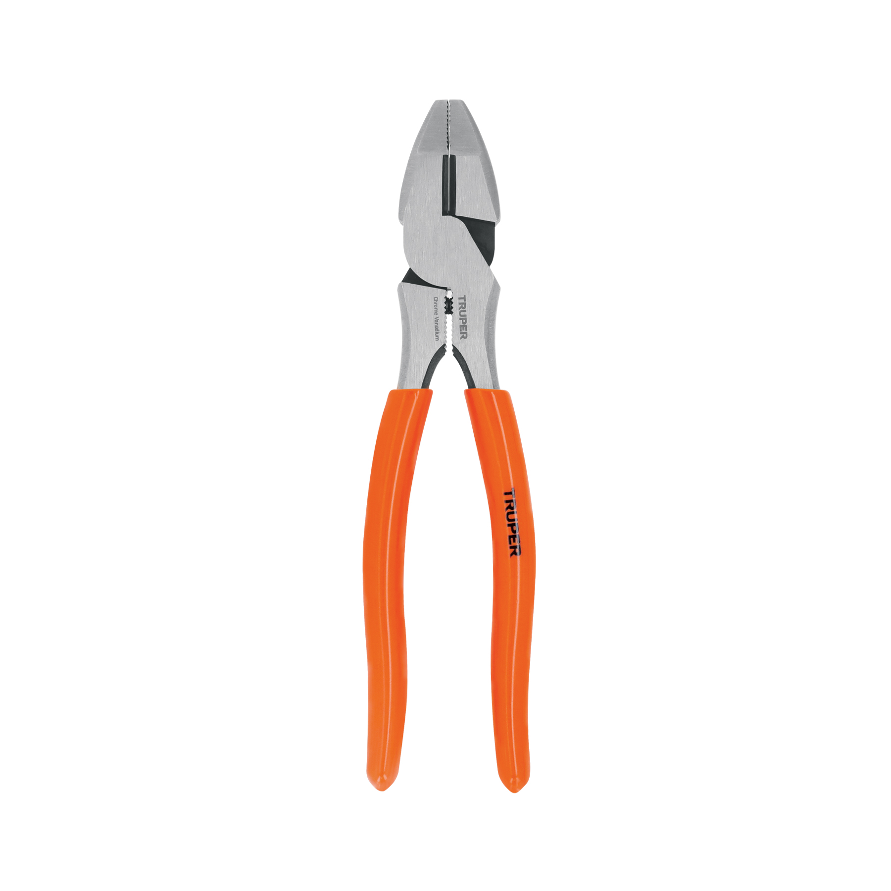 PINZA PARA ELECTRICISTA 8' ALTA PALANCA MANGO PVC, TRUPER