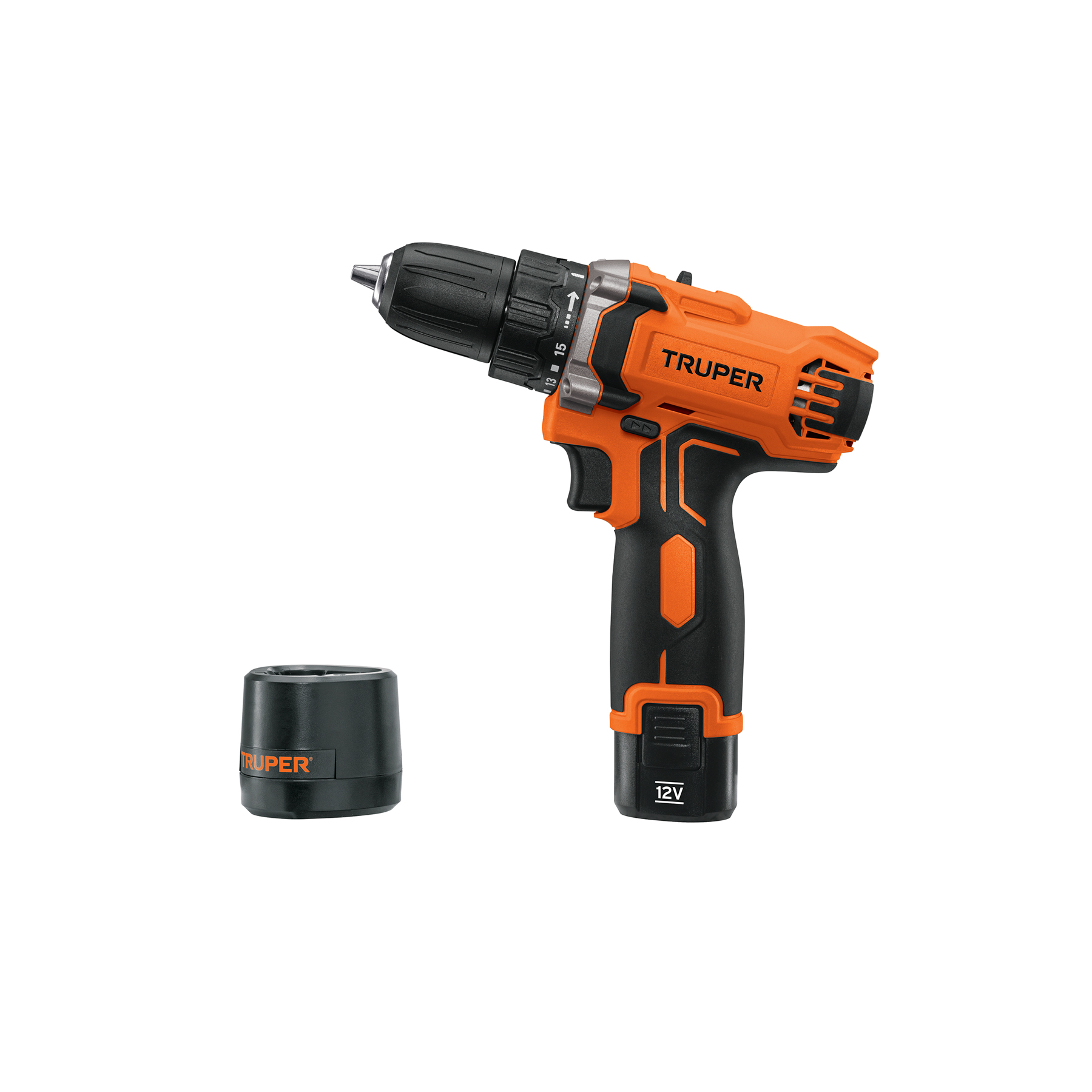 TALADRO COMPACTO INALÁMBRICO 3/8', 12 V, TRUPER