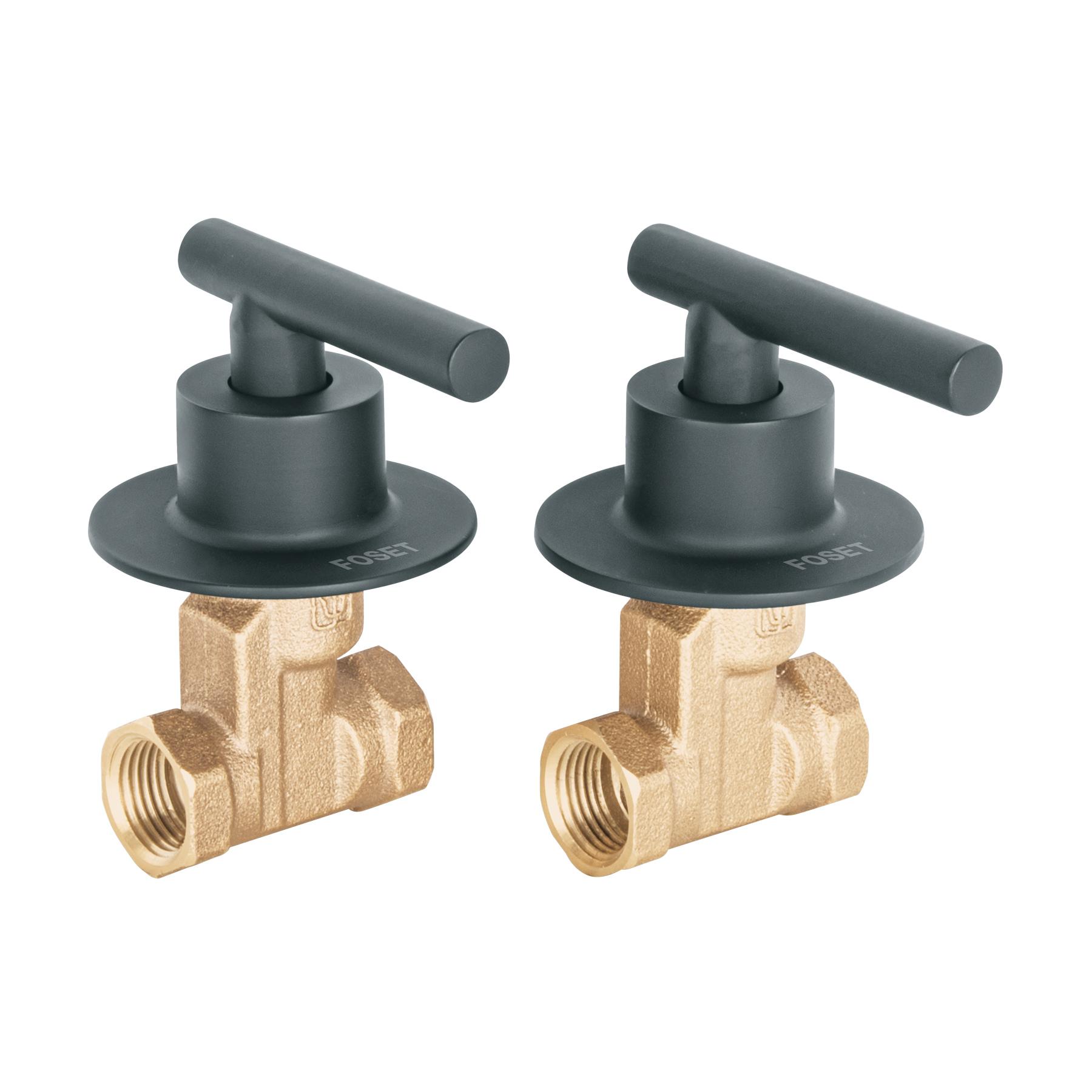 JUEGO DE LLAVES ROSCABLES DE LATON, NEGRO