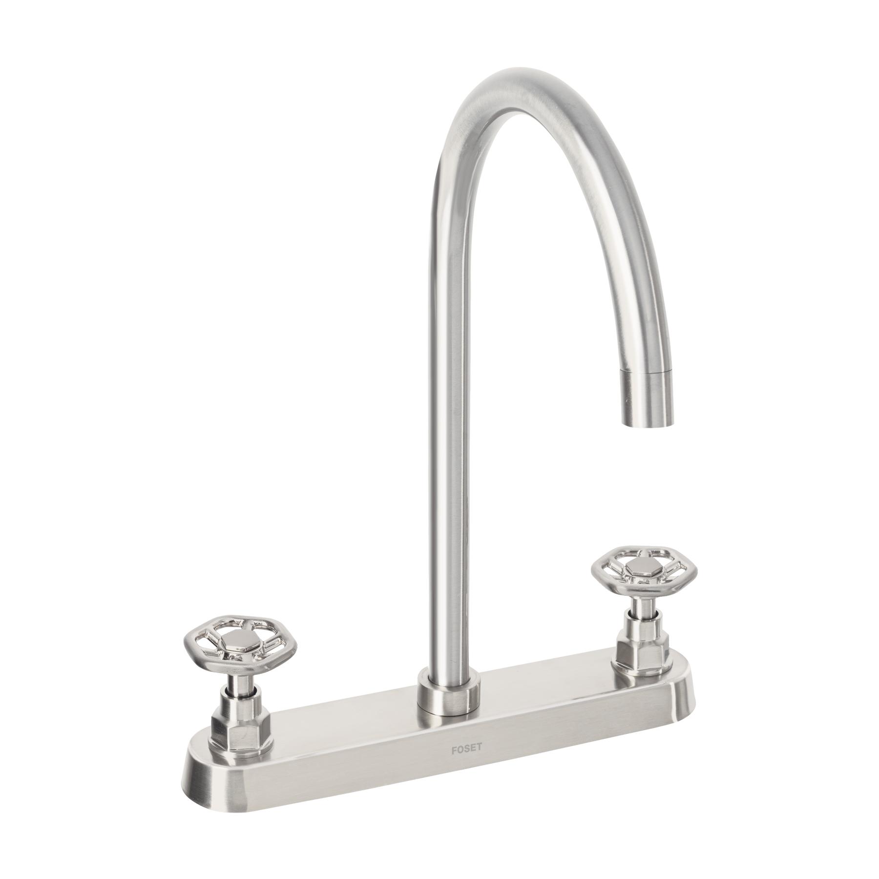 MEZCLADORA PARA FREGADERO, MANERALES REDONDOS,SATÍN, TUBIG