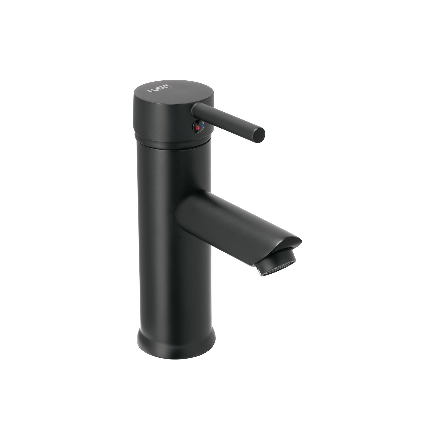 MONOMANDO CORTO PARA LAVABO, NEGRO