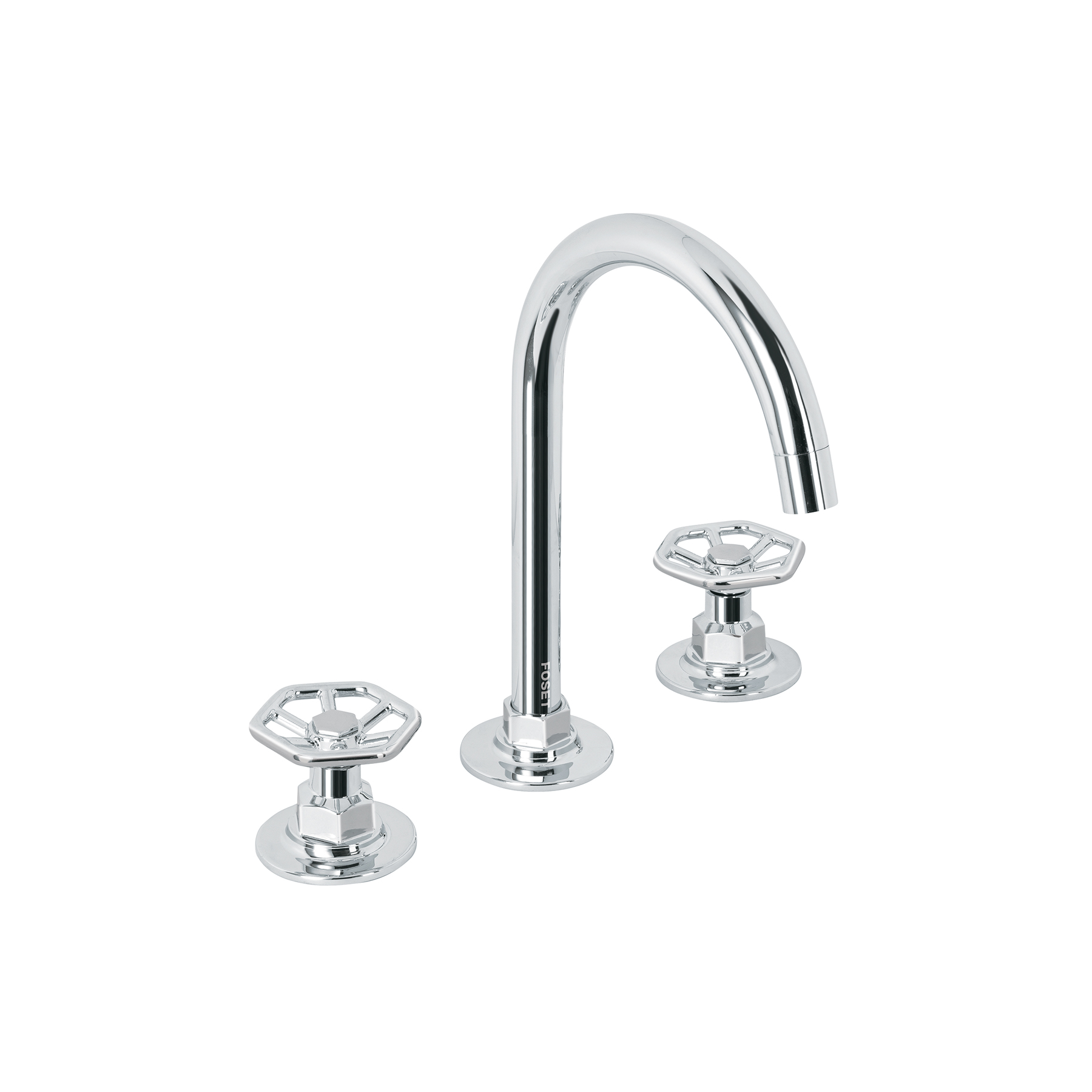 MEZCLADORA P/LAVABO,TALADROS SEPARADOS,REDONDOS,CROMO,TUBIG