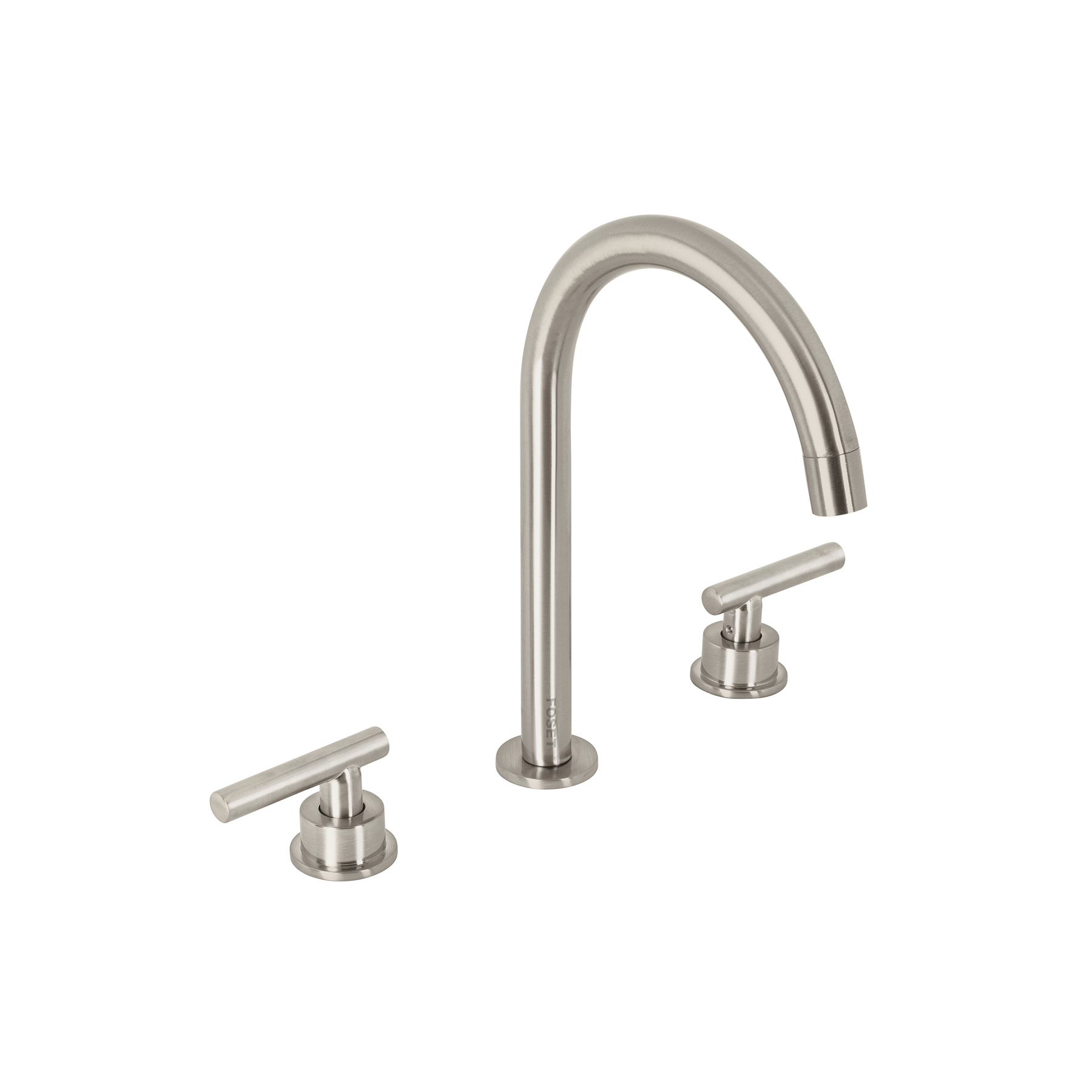 MEZCLADORA P/LAVABO,TALADROS SEPARADOS,PALANCA,SATÍN,TUBIG