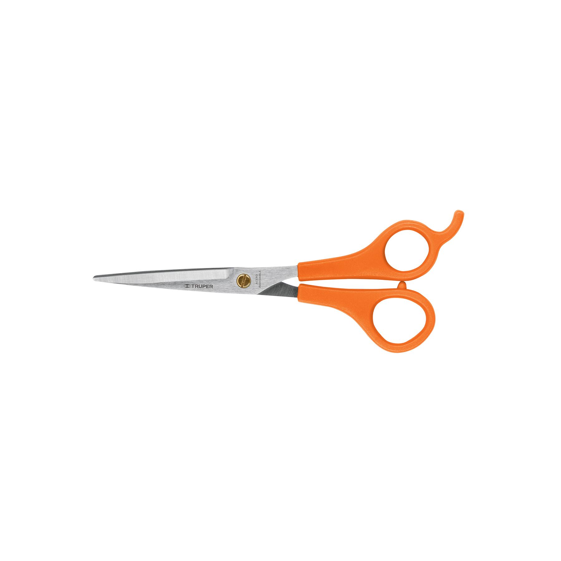 TIJERA 6' DE ACERO INOXIDABLE CON GANCHO PARA ESTILISTA