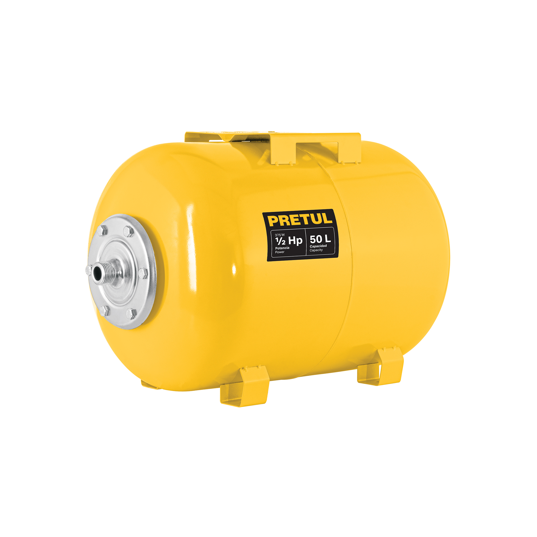 TANQUE PARA BOMBA HIDRONEUMÁTICA HIDR-1/2X50P, PRETUL