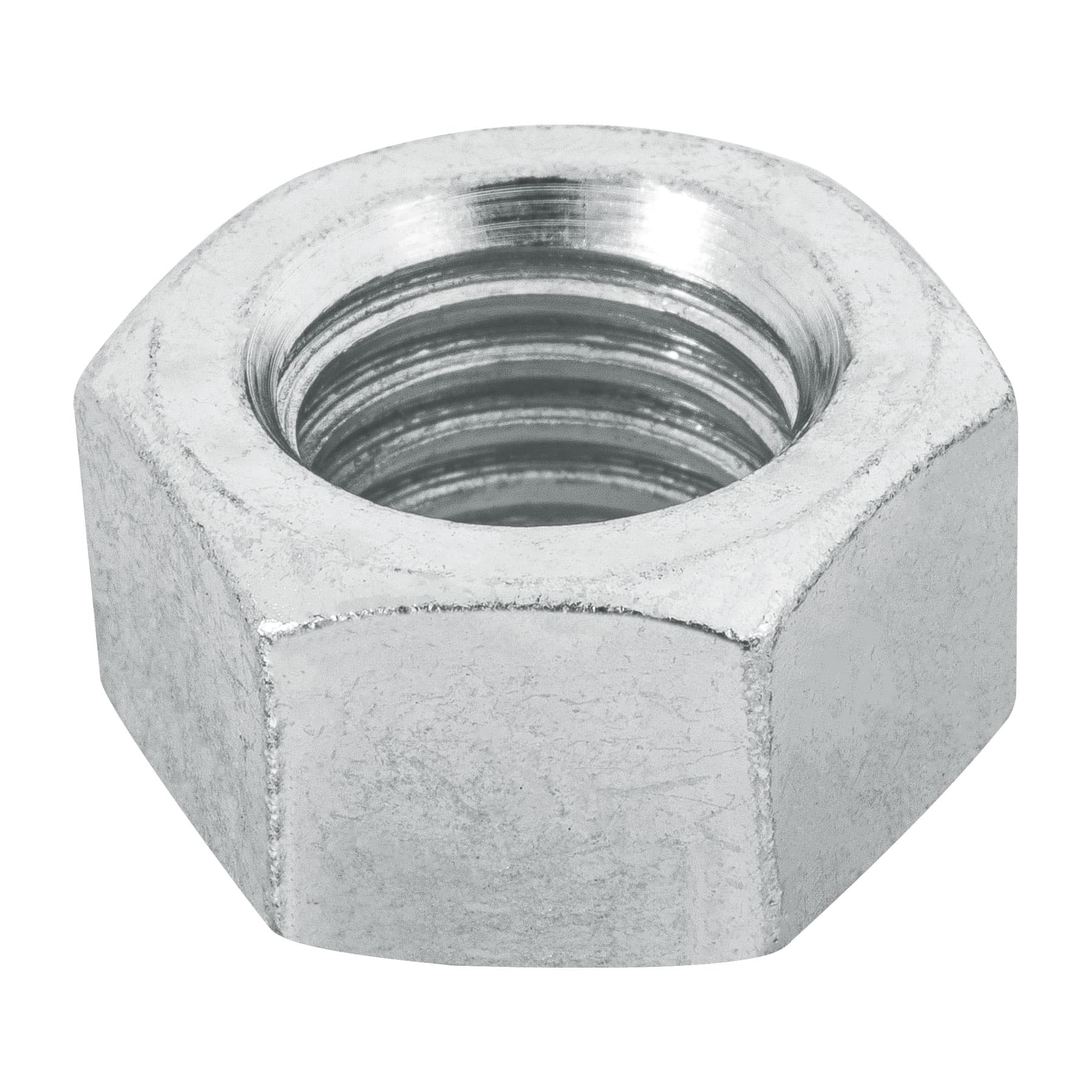 BOLSA CON 25 TUERCAS 5/8' HEXAGONALES DE ACERO GALVANIZADO