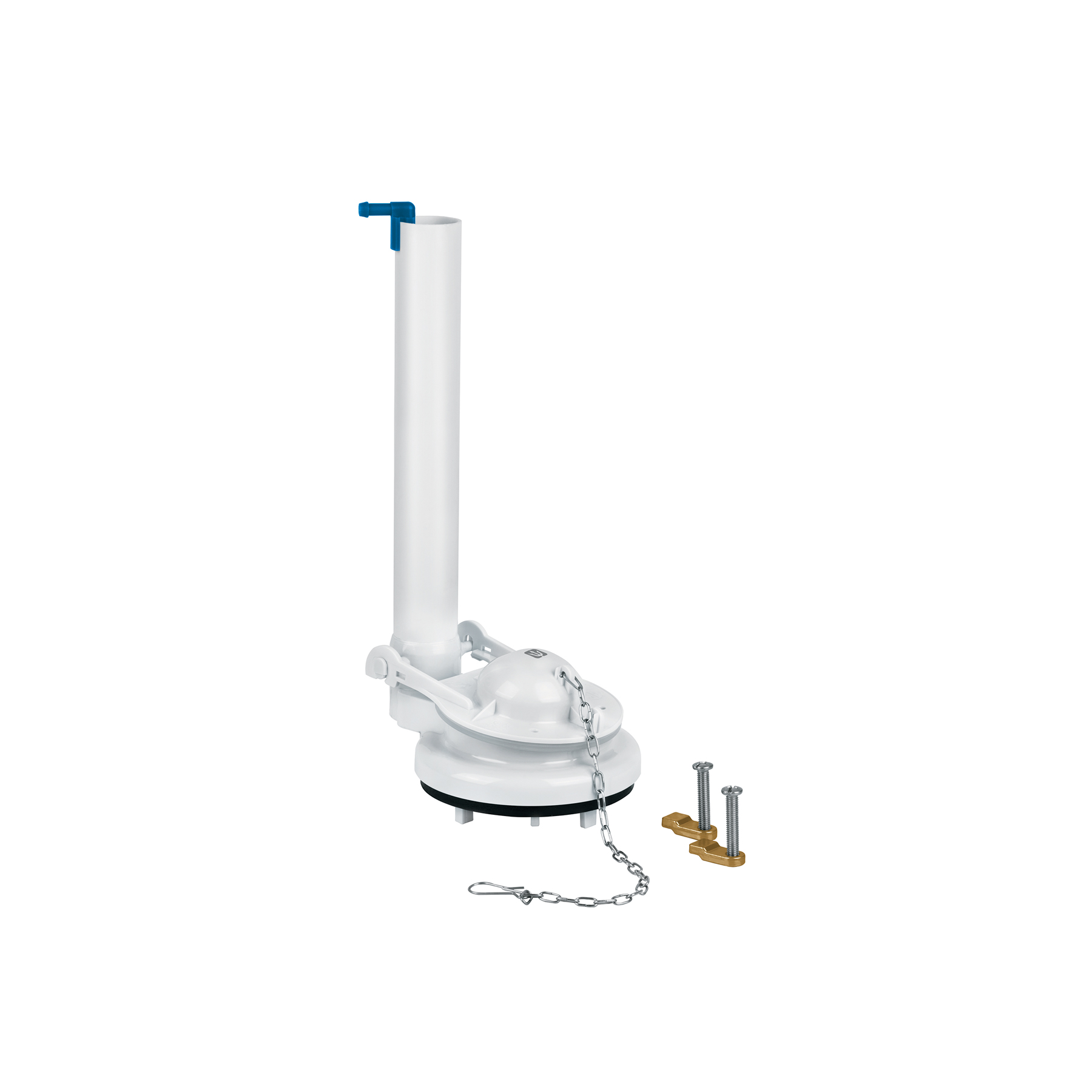 VÁLVULA DE DESCARGA 3' PARA WC DE 1 PZA, CADENA INOX, FOSET