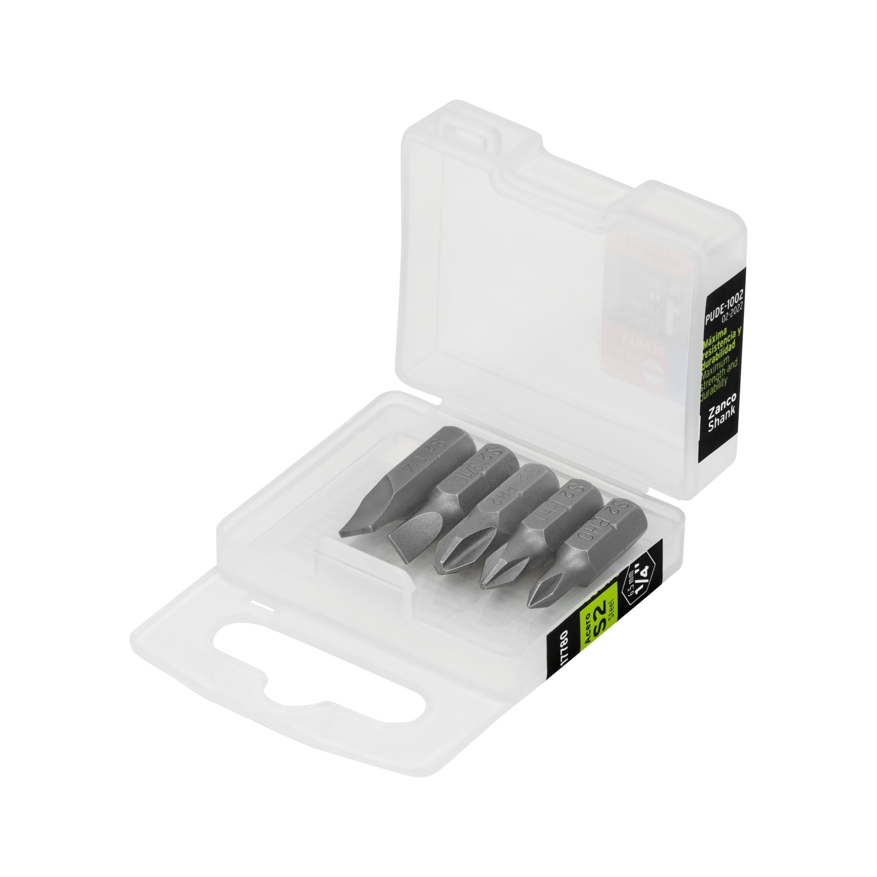 ESTUCHE CON 5 PUNTAS DE CRUZ Y PLANAS LARGO 1', EXPERT